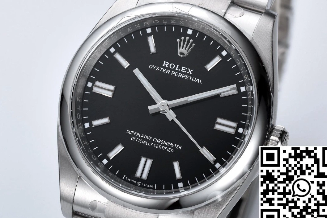 Factory Perpetual Black Rolex 41MM Clean Oyster Dial M124300-0002 0415